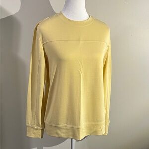 Stars Above Soft Yellow Crew Neck Sweater